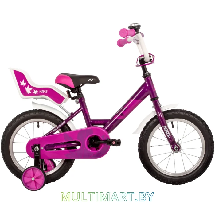 Детский велосипед Novatrack Maple 144MAPLE.PR22 (пурпурный, 2022)
